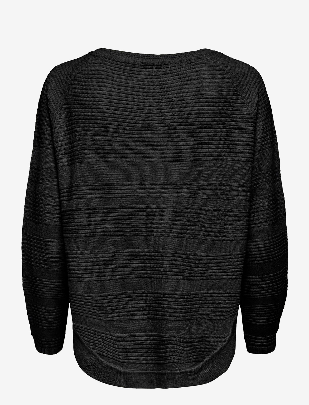 ONLY - ONLCAVIAR L/S PULLOVER KNT - stickade tröjor - black - 2