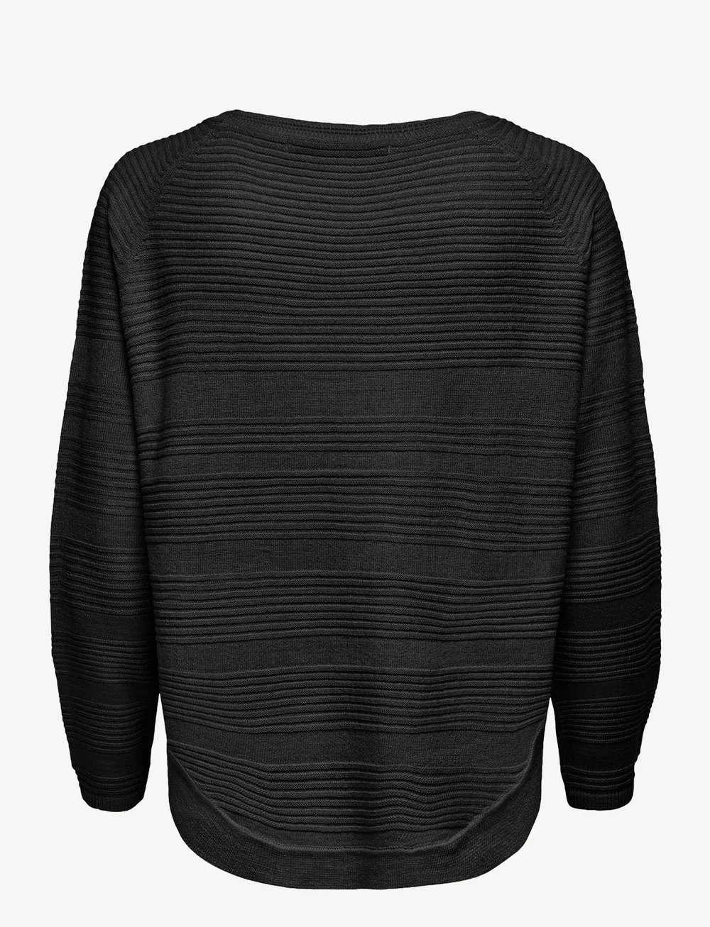 ONLY - ONLCAVIAR L/S PULLOVER KNT - striktrøjer - black - 2
