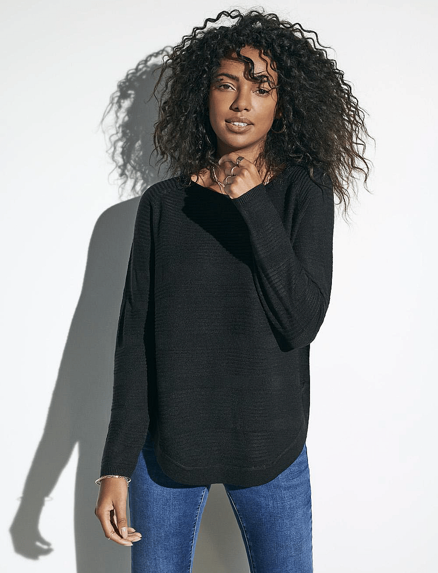 ONLY - ONLCAVIAR LS PULLOVER CS KNT - striktrøjer - black - 4