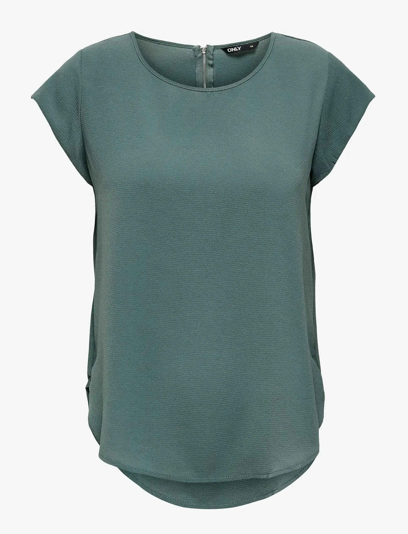 ONLY - ONLVIC S/S SOLID TOP NOOS WVN - lühikeste varrukatega pluusid - balsam green - 0