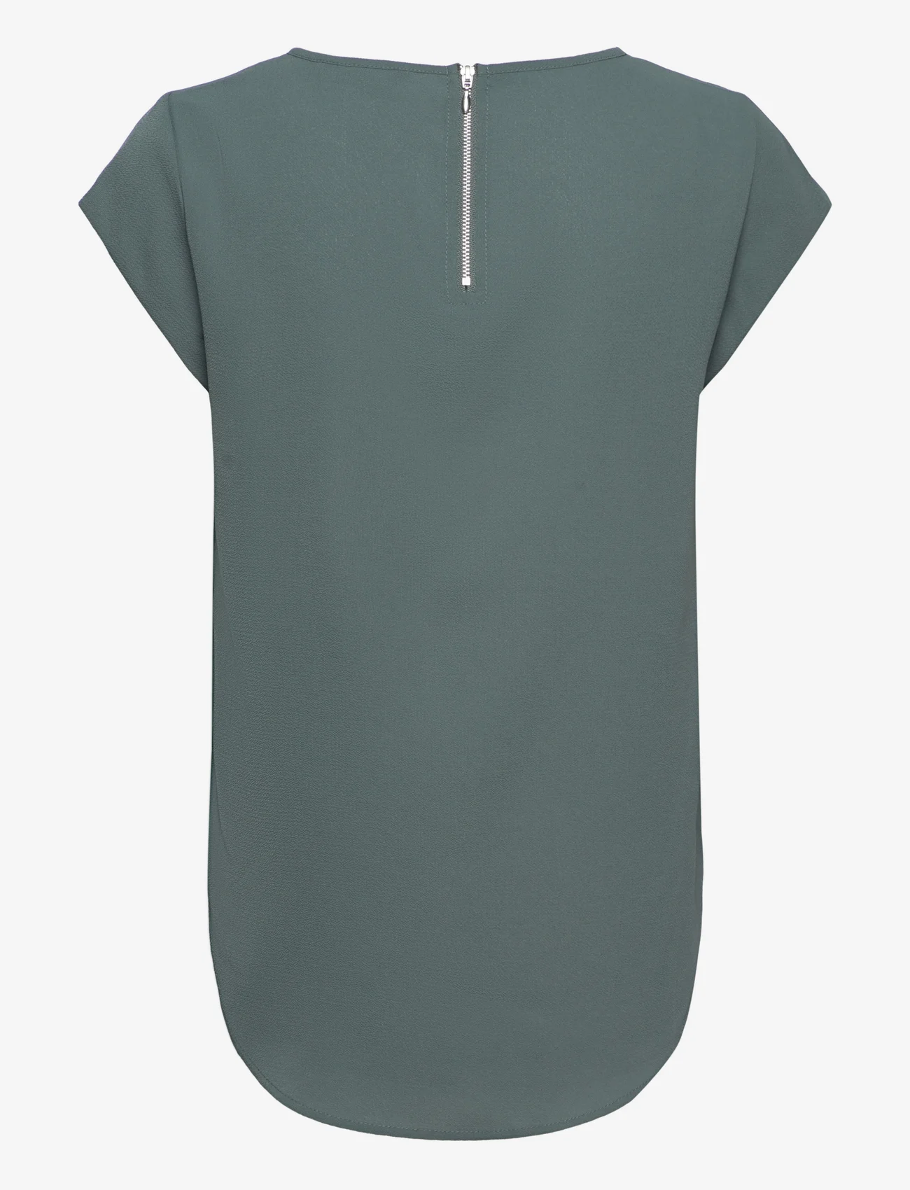 ONLY - ONLVIC S/S SOLID TOP NOOS PTM - kortärmade blusar - balsam green - 1