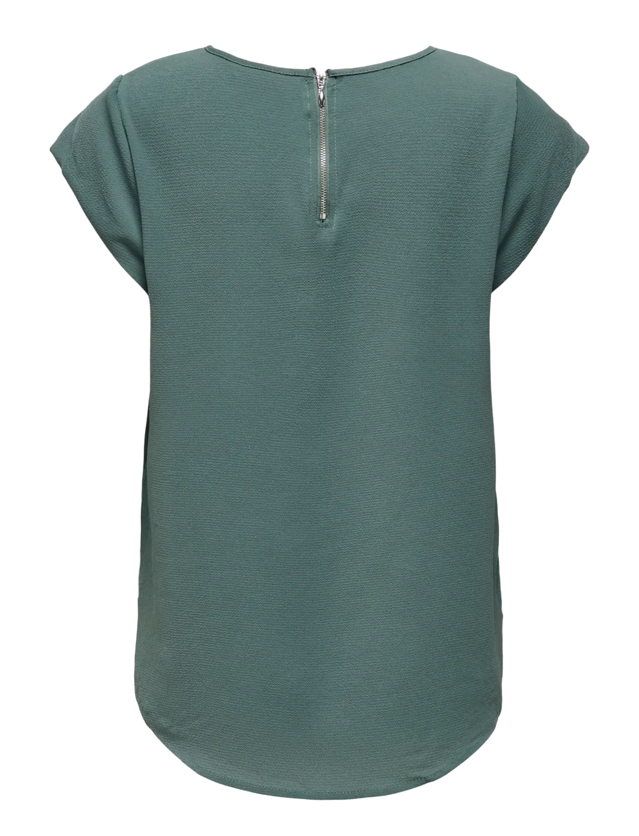 ONLY - ONLVIC S/S SOLID TOP NOOS WVN - kortärmade blusar - balsam green - 2