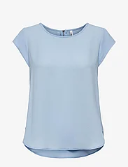 ONLY - ONLVIC S/S SOLID TOP NOOS PTM - kortärmade blusar - clear sky - 0