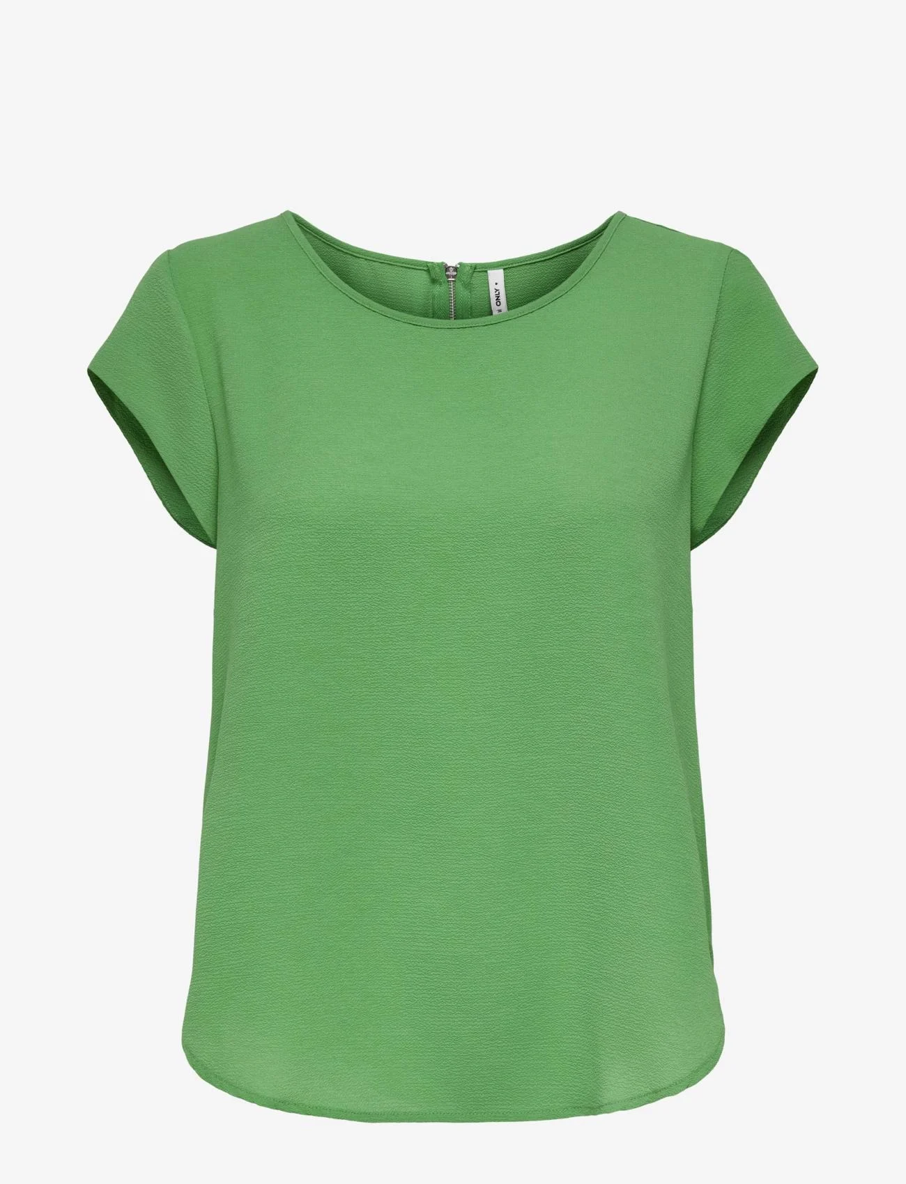 ONLY - ONLVIC S/S SOLID TOP NOOS PTM - kortärmade blusar - green bee - 0