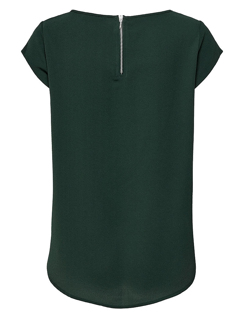 ONLY - ONLVIC S/S SOLID TOP NOOS WVN - kortärmade blusar - green gables - 2