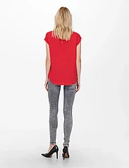 ONLY - ONLVIC S/S SOLID TOP NOOS PTM - kortärmade blusar - high risk red - 3