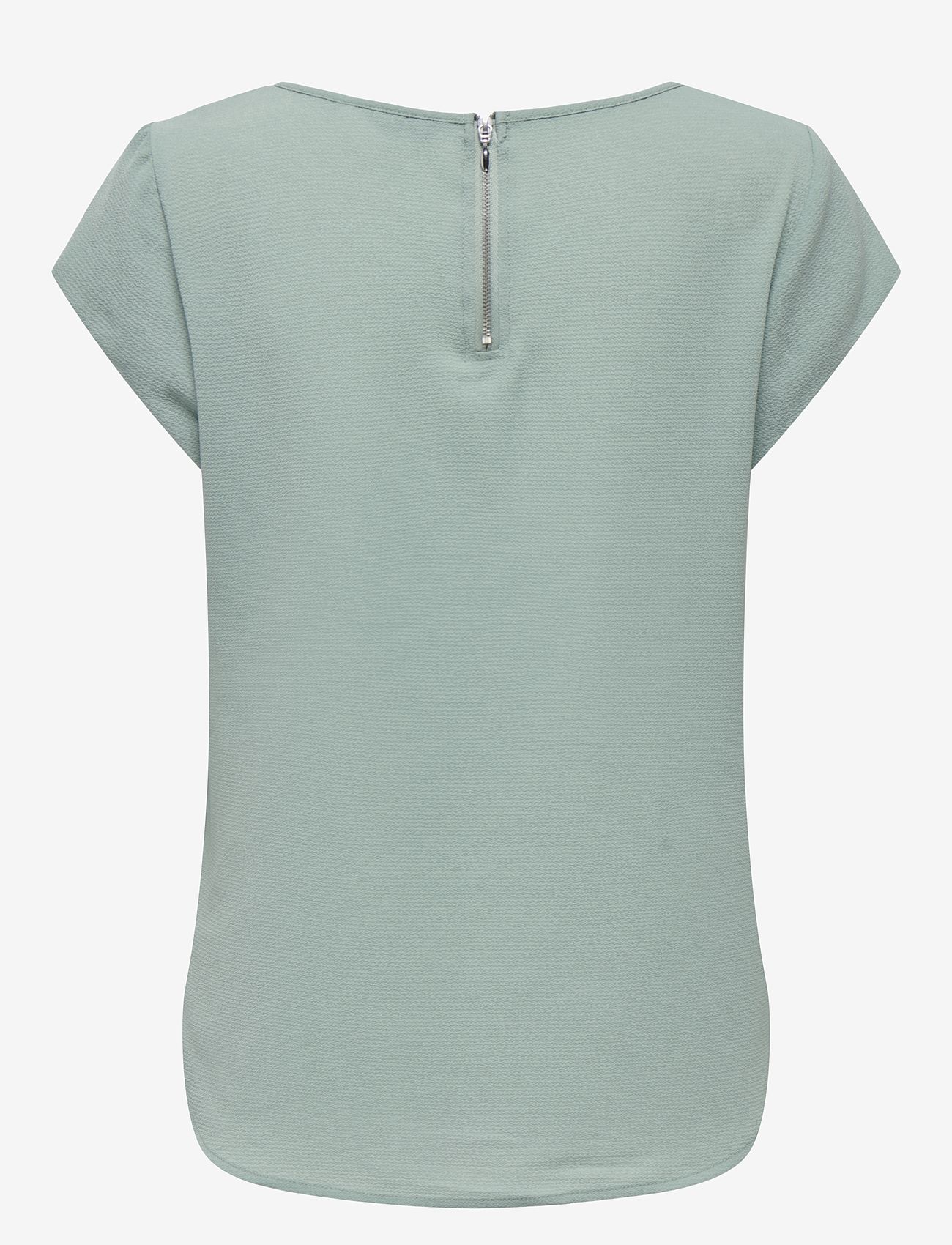ONLY - ONLVIC S/S SOLID TOP NOOS WVN - kurzämlige blusen - jadeite - 2