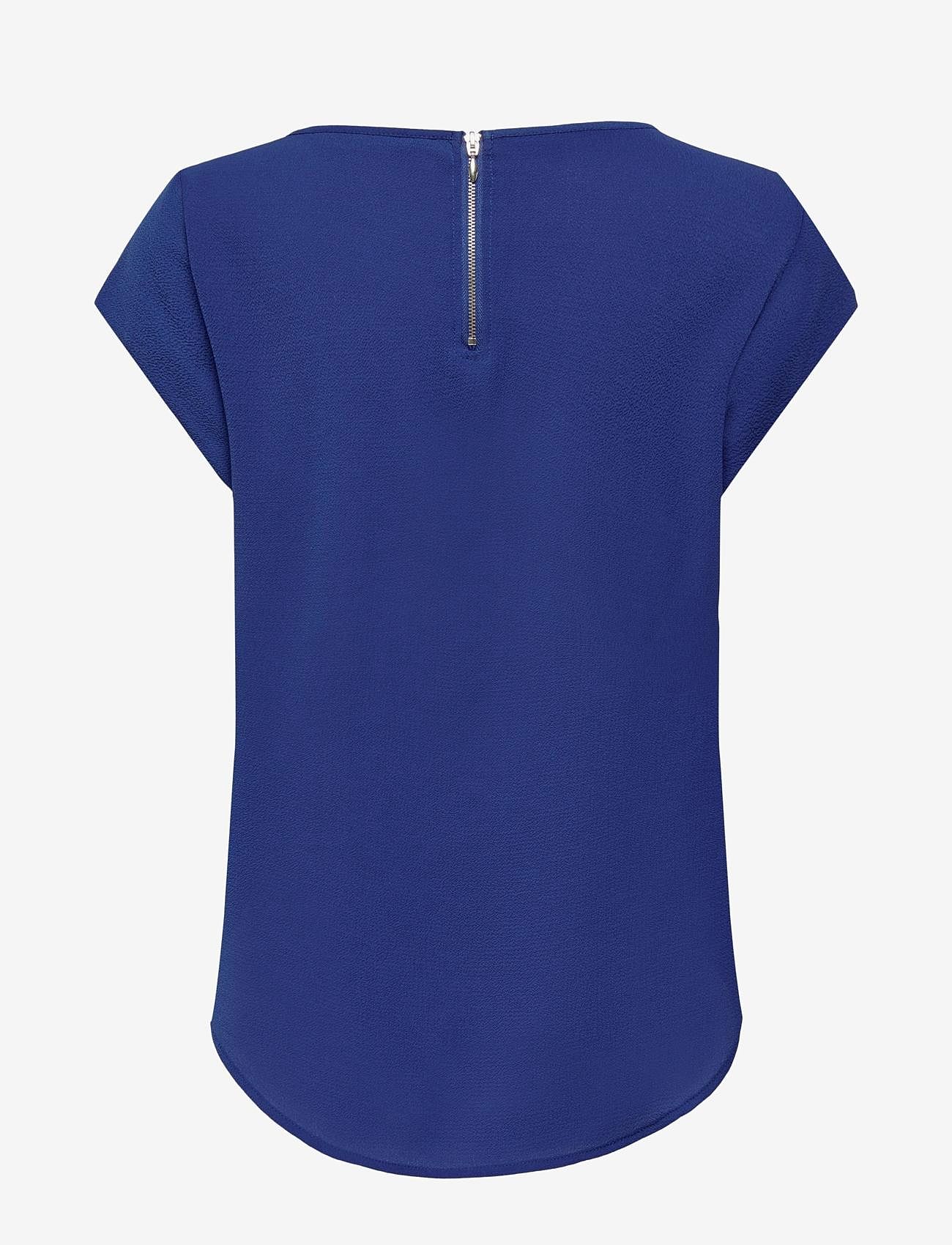 ONLY - ONLVIC S/S SOLID TOP NOOS PTM - kortärmade blusar - surf the web - 1