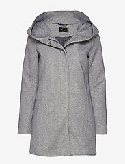 ONLY - ONLSEDONA LIGHT COAT OTW - cienkie płaszcze - light grey melange - 0