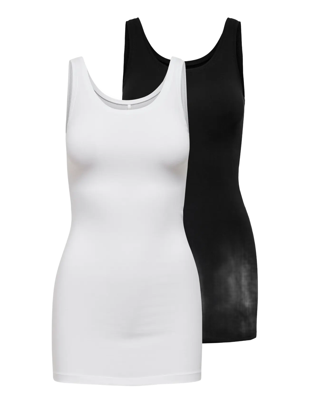ONLY ONLLIVE LOVE NEW LONG TT 2PACK JRS NOOS - Riided - BLACK / multi