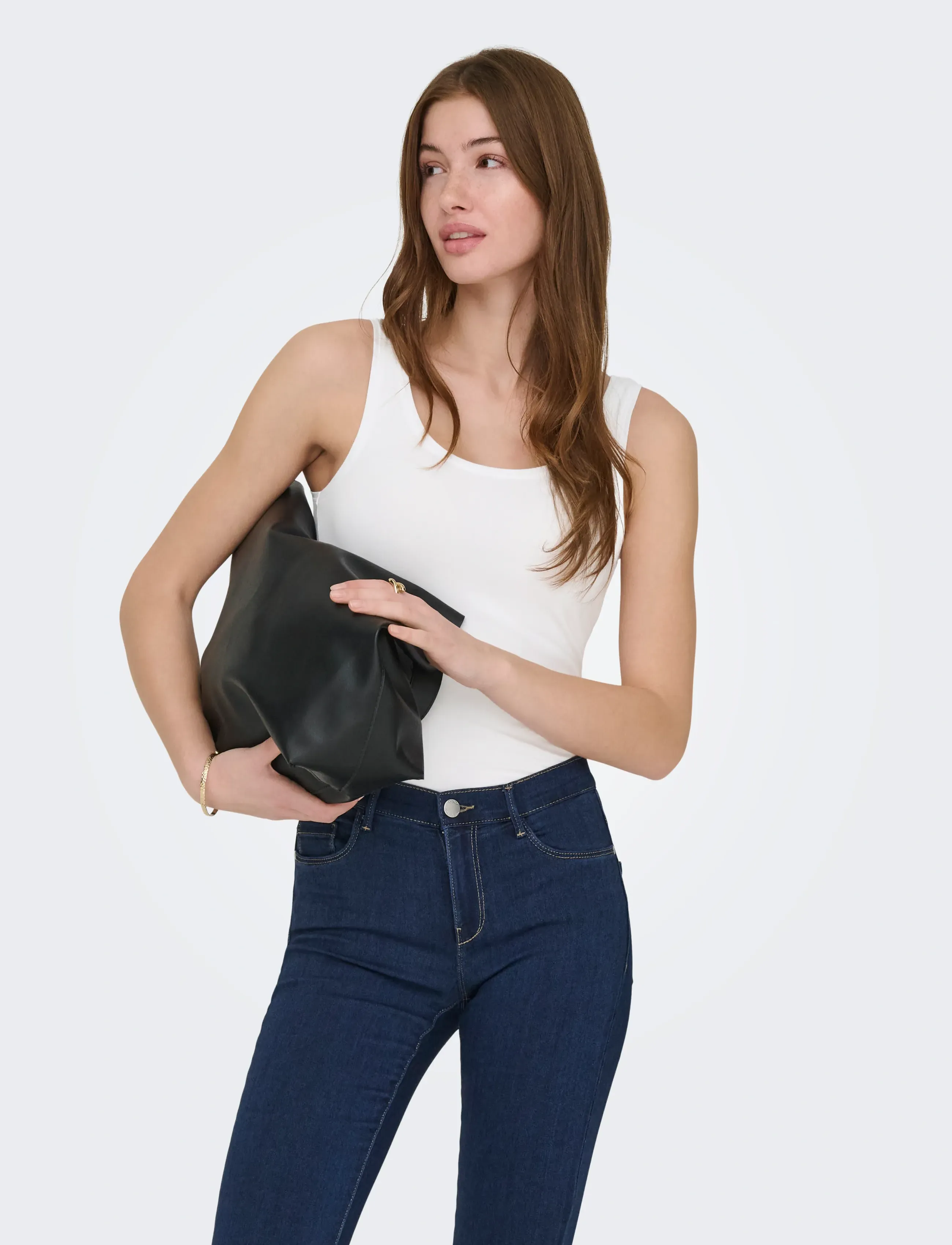 ONLY ONLLIVE LOVE NEW LONG TT 2PACK JRS NOOS - T-Shirts & Tops - BLACK / multi