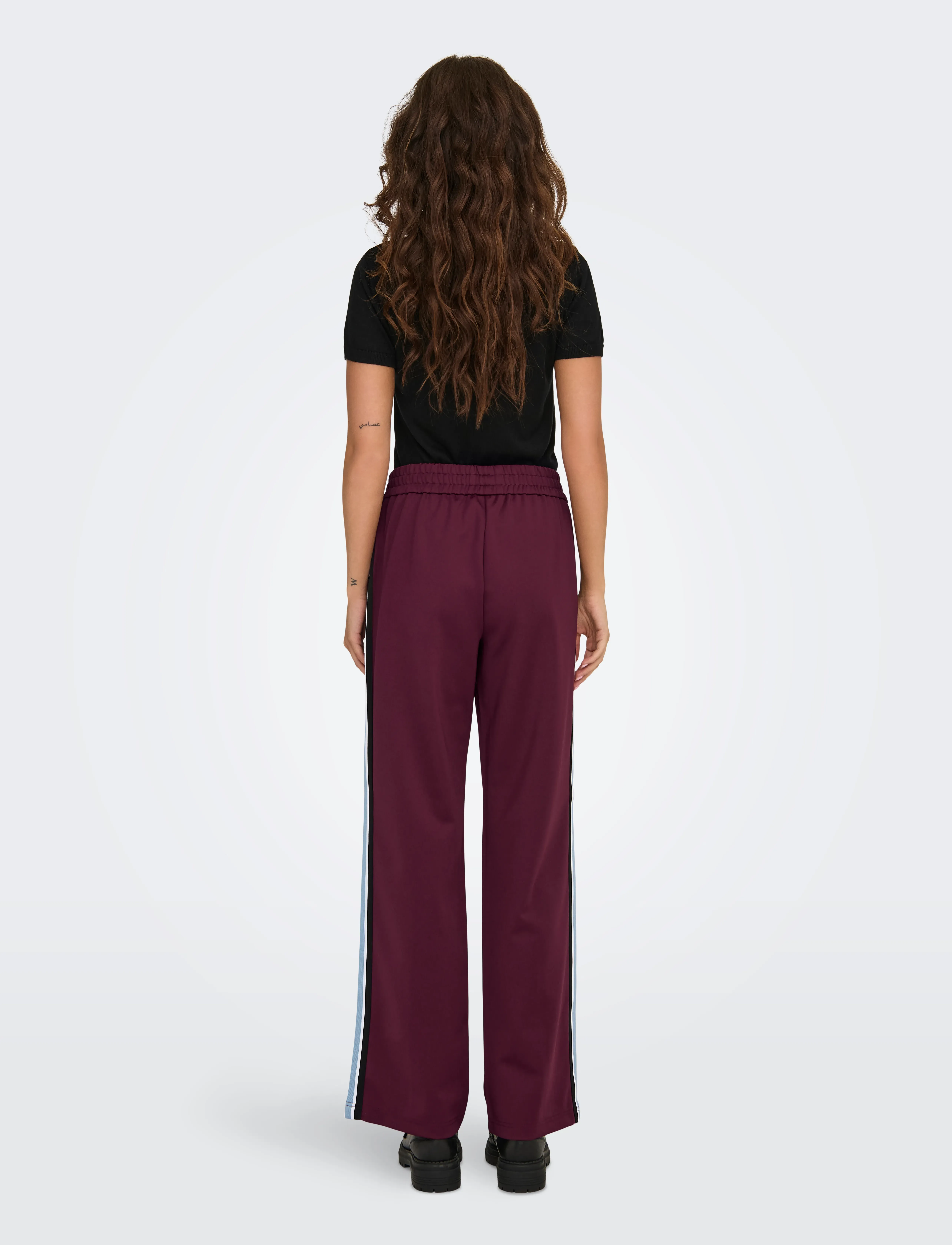 ONLY - ONLWARM UP X TRACK PANT PNT - laveste priser - burgundy - 3