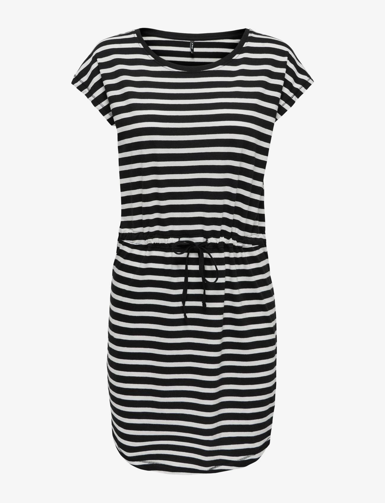ONLY ONLMAY S/S DRESS NOOS - Tøj - BLACK / black
