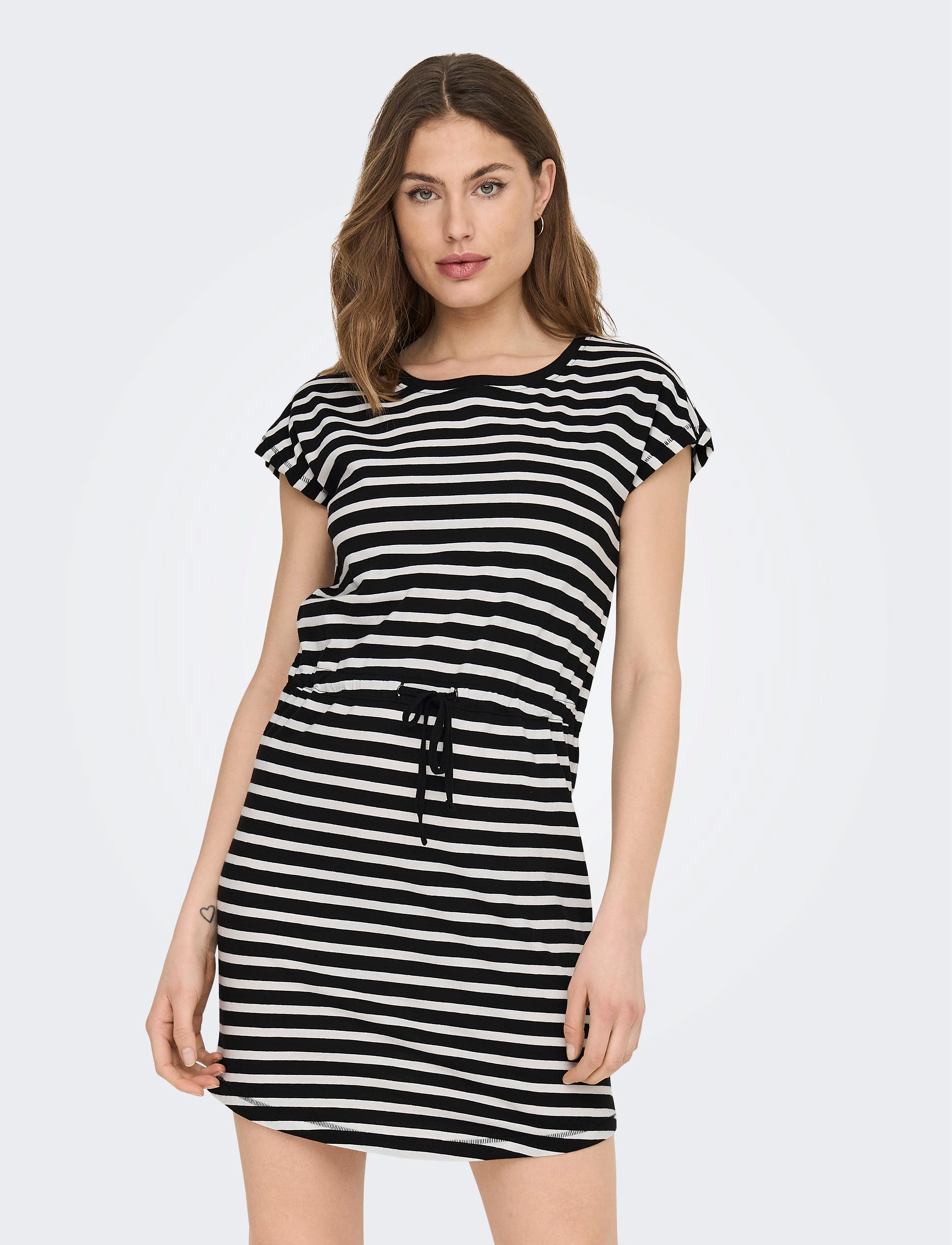 ONLY ONLMAY S/S DRESS NOOS - Kleider - BLACK / black