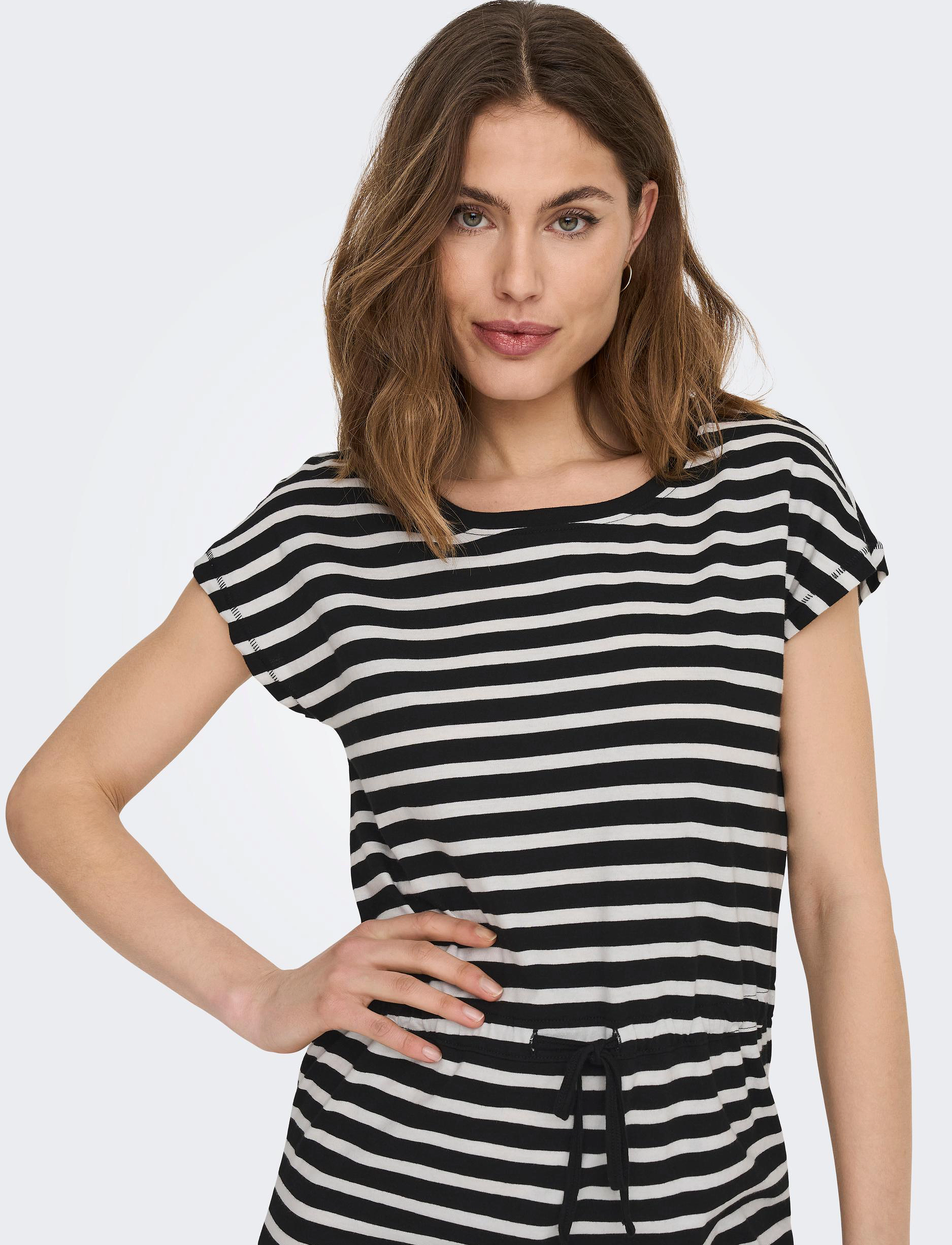 ONLY - ONLMAY S/S DRESS NOOS - t-shirt-kleider - black - 5