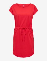 ONLY - ONLMAY S/S DRESS NOOS - alhaisimmat hinnat - high risk red - 0