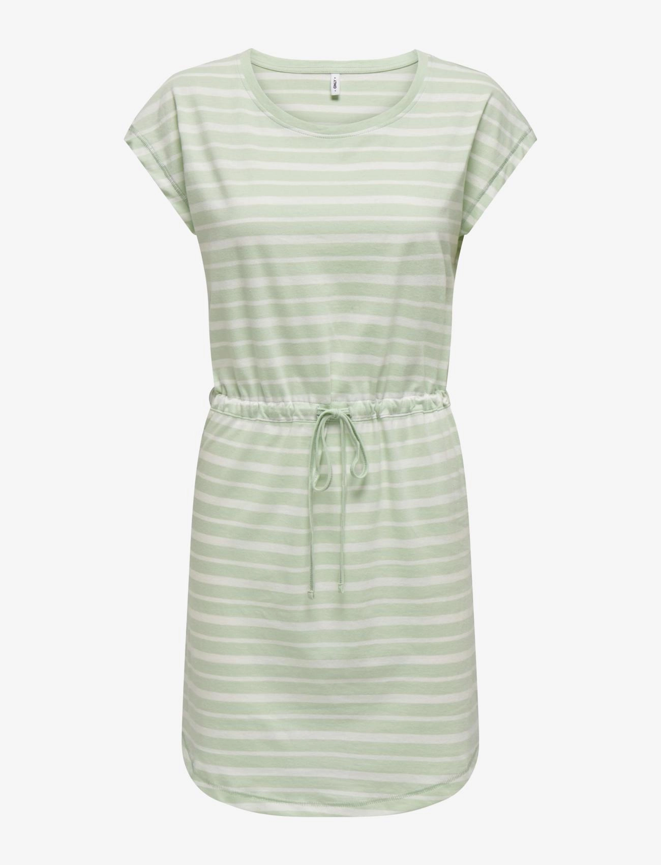 ONLY ONLMAY S/S DRESS NOOS - Kleidung - SUBTLE GREEN / green