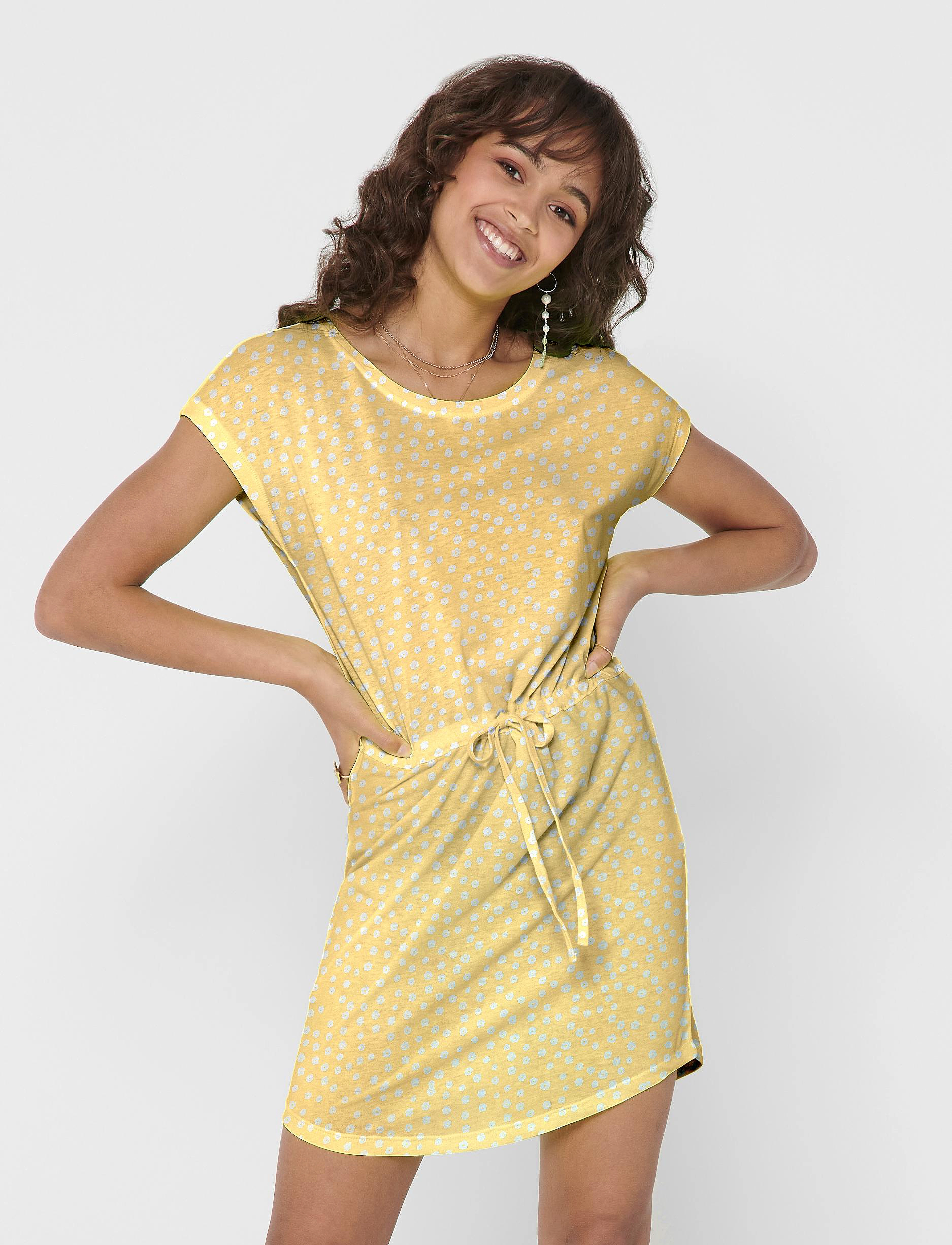 ONLY ONLMAY S/S DRESS NOOS - Kjoler - SUNDRESS / yellow