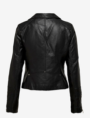 ONLY - ONLGEMMA FAUX LEATHER BIKER OTW NOOS - spring jackets - black - 1
