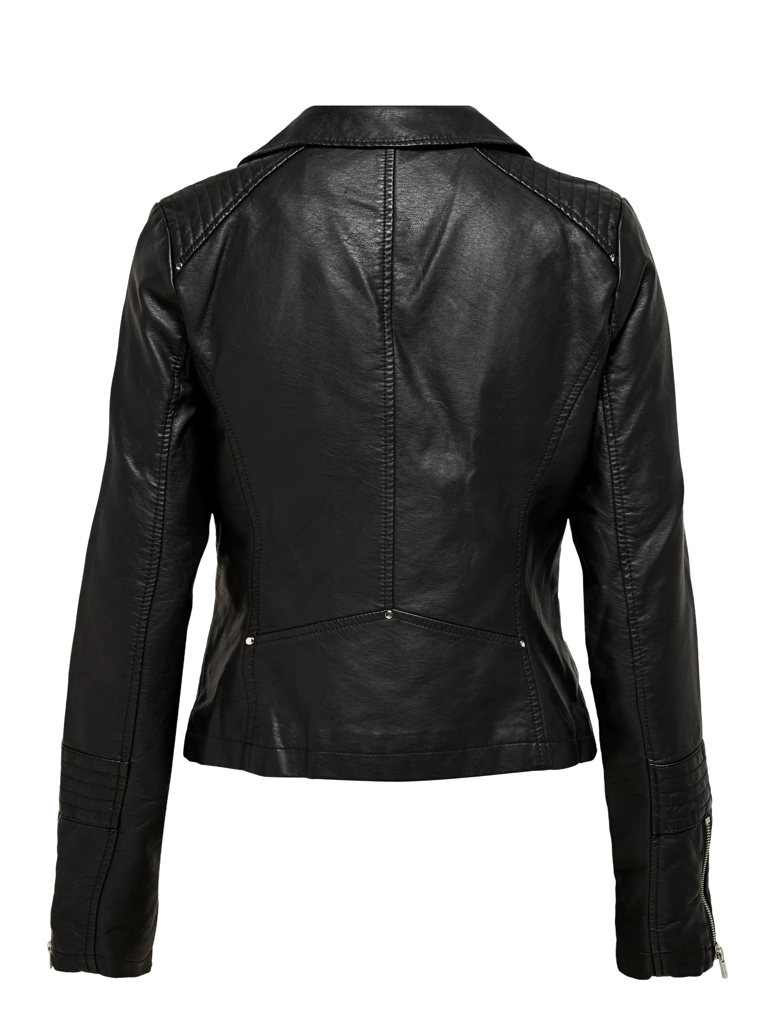 ONLY - ONLGEMMA FAUX LEATHER BIKER OTW NOOS - forårsjakker - black - 2