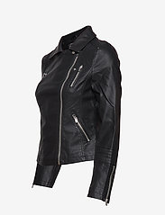 ONLY - ONLGEMMA FAUX LEATHER BIKER OTW NOOS - pavasarinės striukės - black - 3