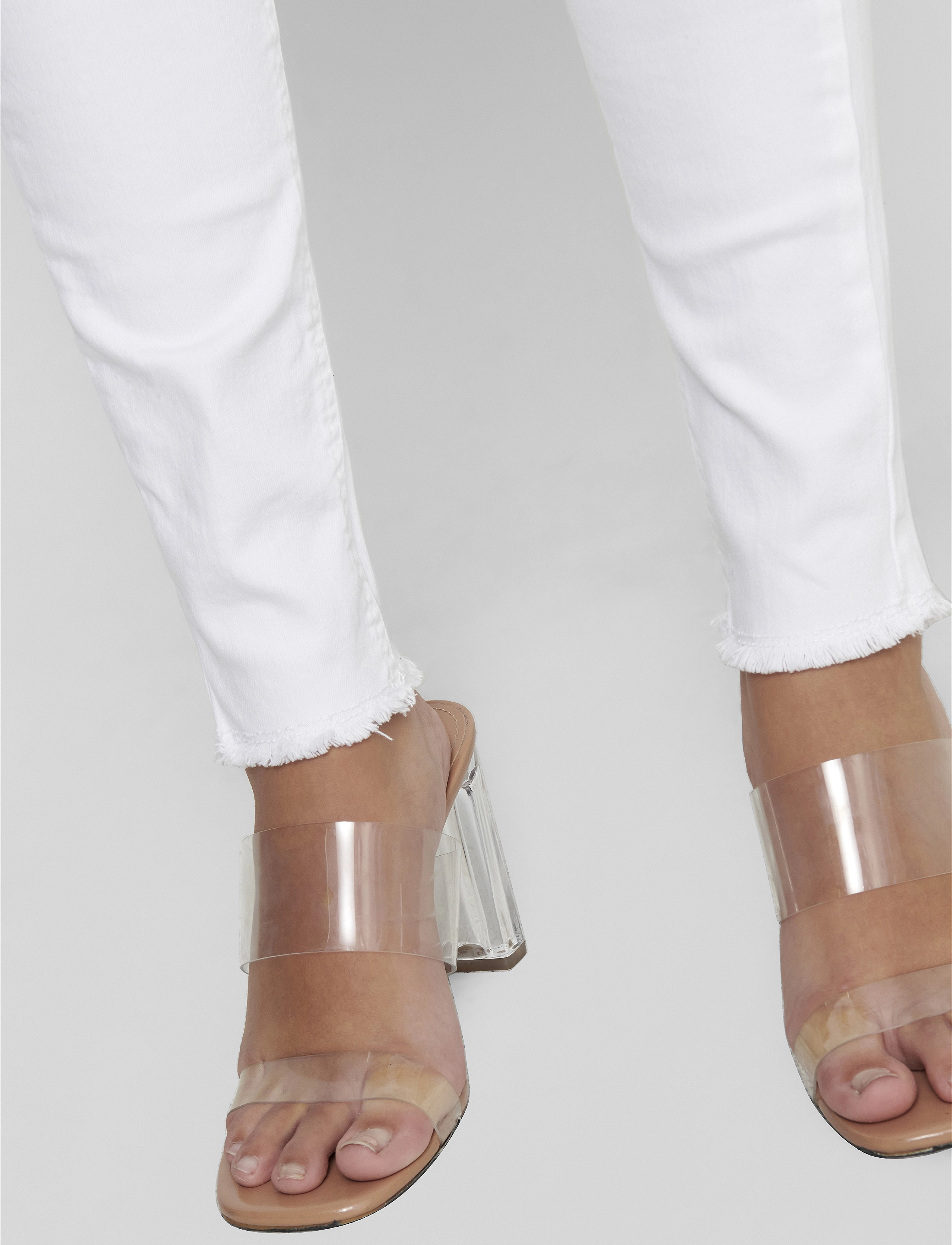 ONLY - ONLBLUSH MID SK RW ANK DNM REA0730 NOOS - white - 5