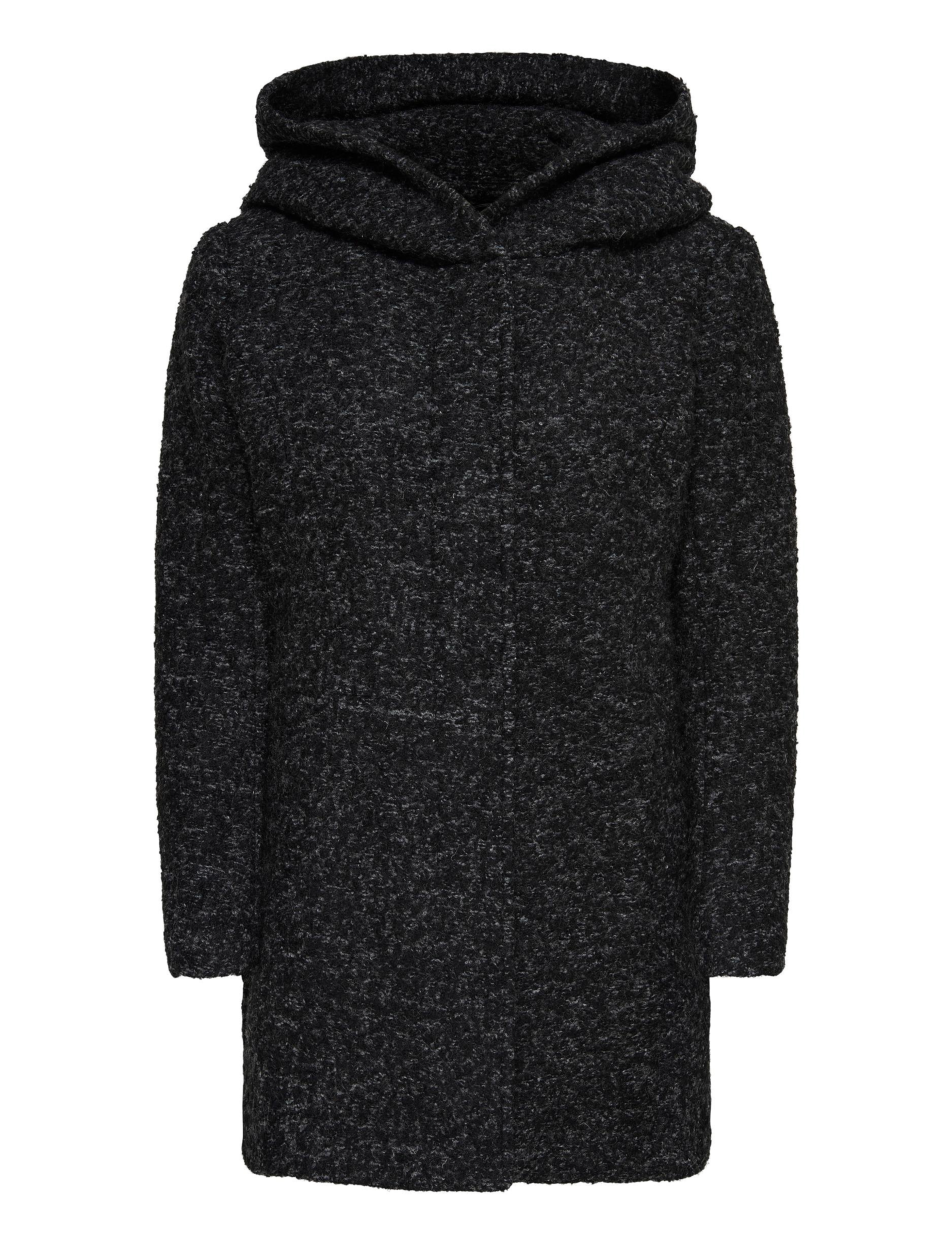 ONLY - ONLSEDONA BOUCLE WOOL COAT OTW - black - 0