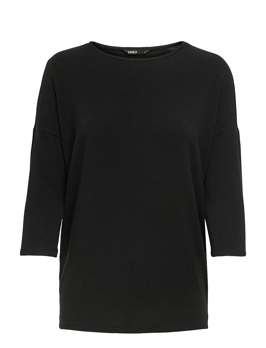 ONLY - ONLGLAMOUR 3/4 TOP JRS NOOS - pikkade varrukatega topid - black - 1