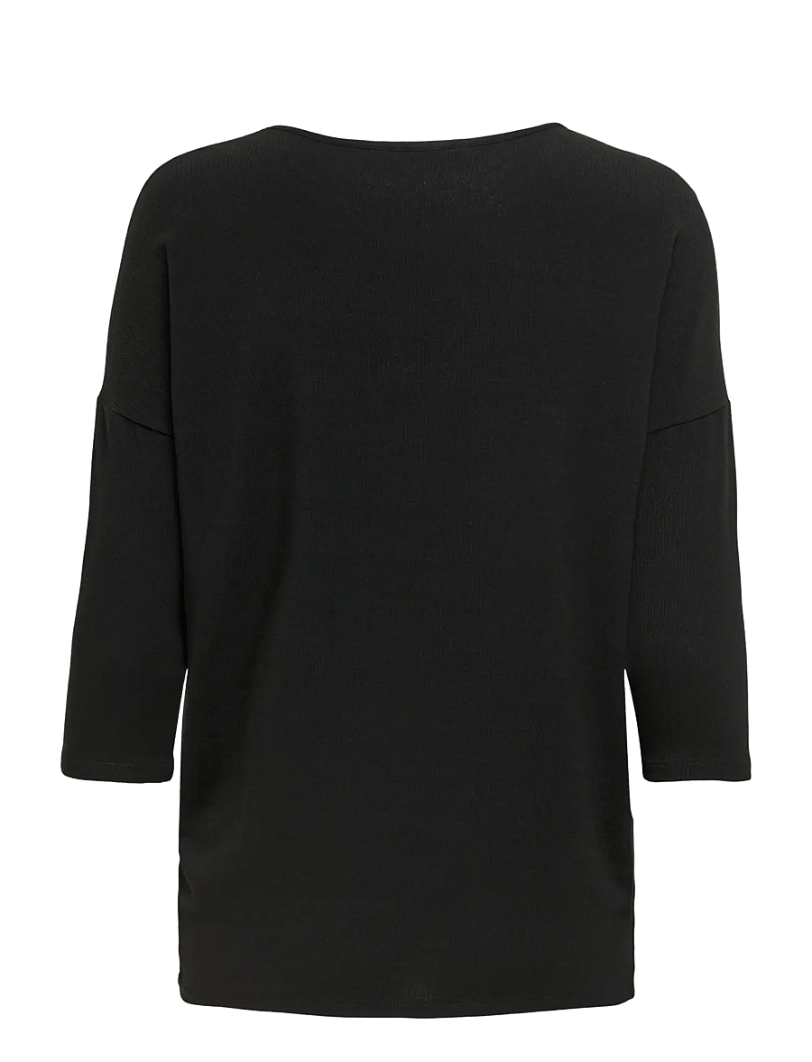 ONLY - ONLGLAMOUR 3/4 TOP JRS NOOS - pikkade varrukatega topid - black - 2