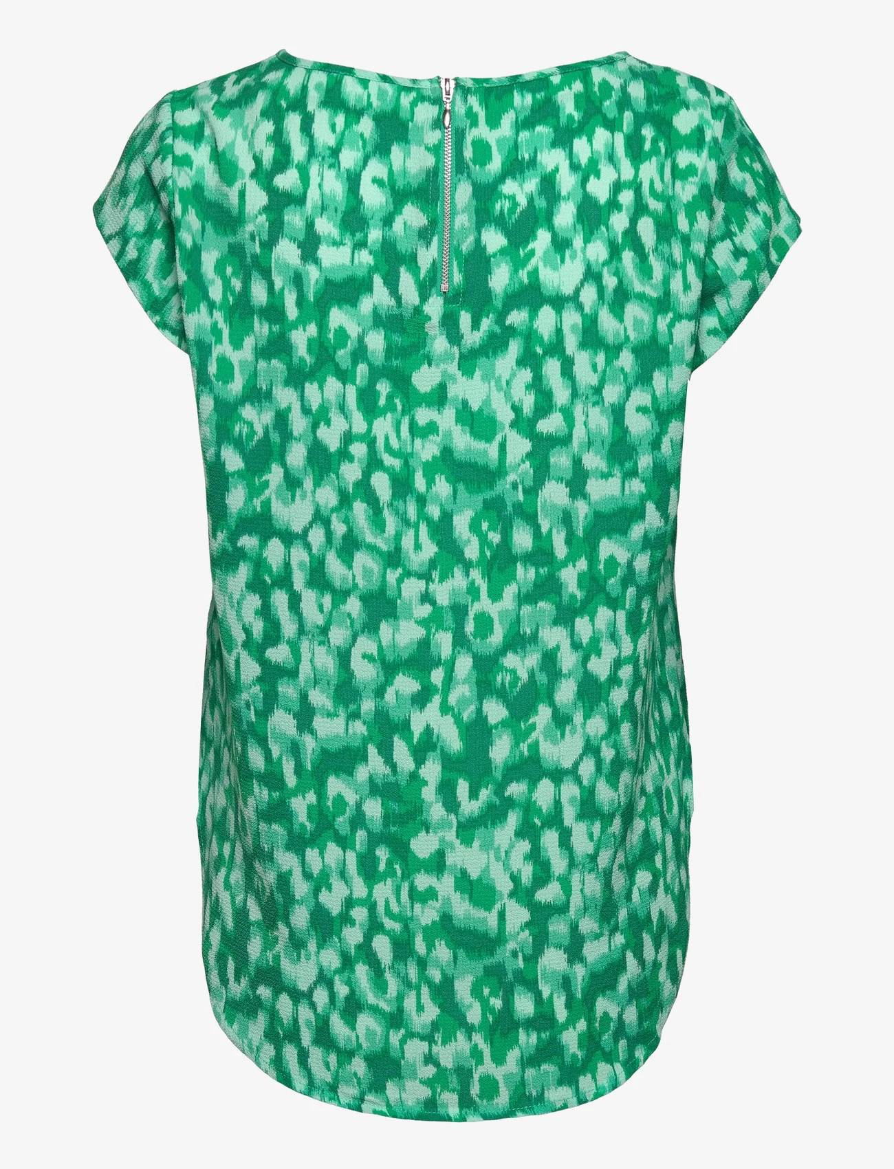 ONLY - ONLVIC S/S AOP TOP NOOS PTM - lyhythihaiset puserot - green bee - 1