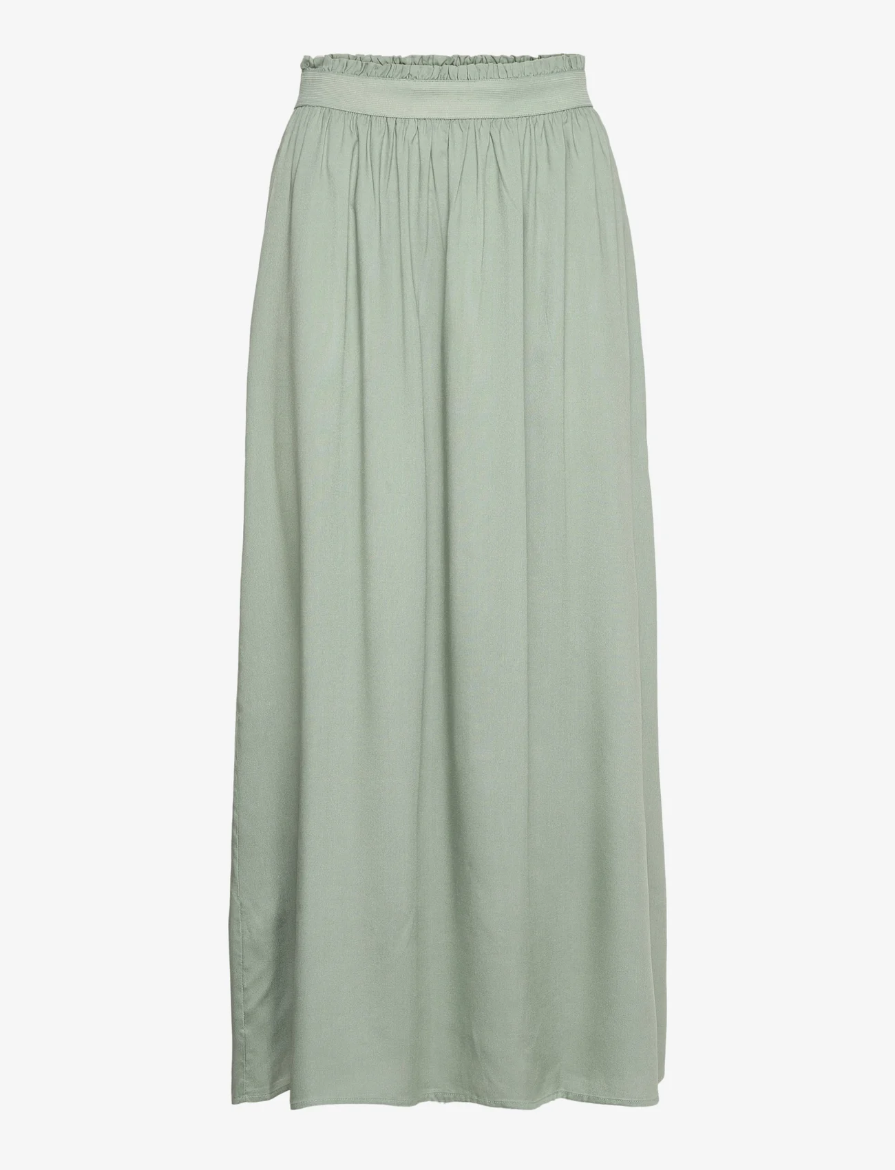 ONLY - ONLVENEDIG LIFE LONG SKIRT WVN NOOS - najniższe ceny - chinois green - 0