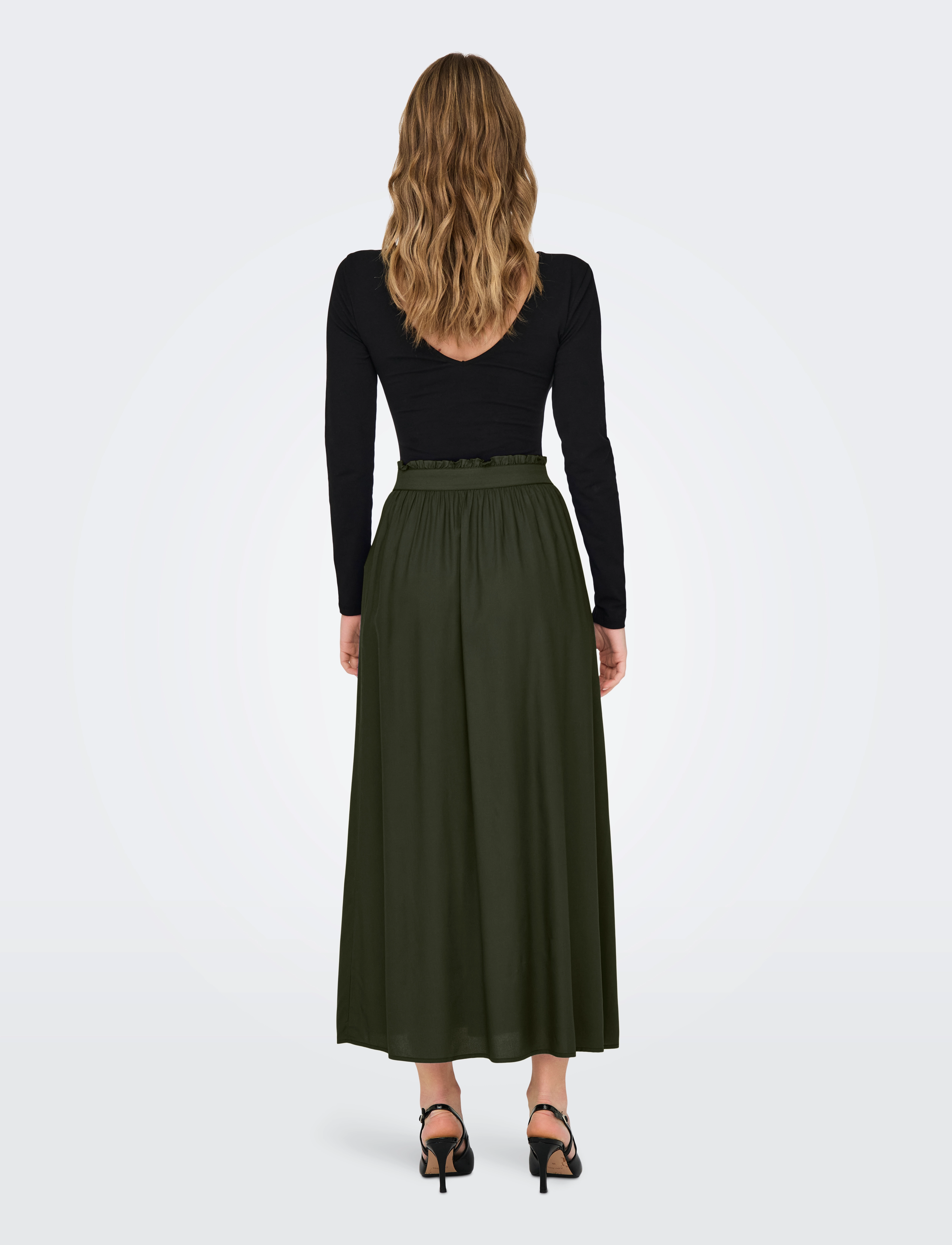 ONLY - ONLVENEDIG LIFE LONG SKIRT WVN NOOS - maxi nederdele - kambaba - 3