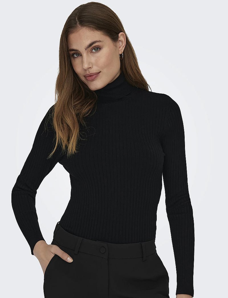 ONLY Maglione Lavorato A Maglia Con Collo Alto - Comodo Ed Elegante In Viscosa E Poliammide - Foto 12