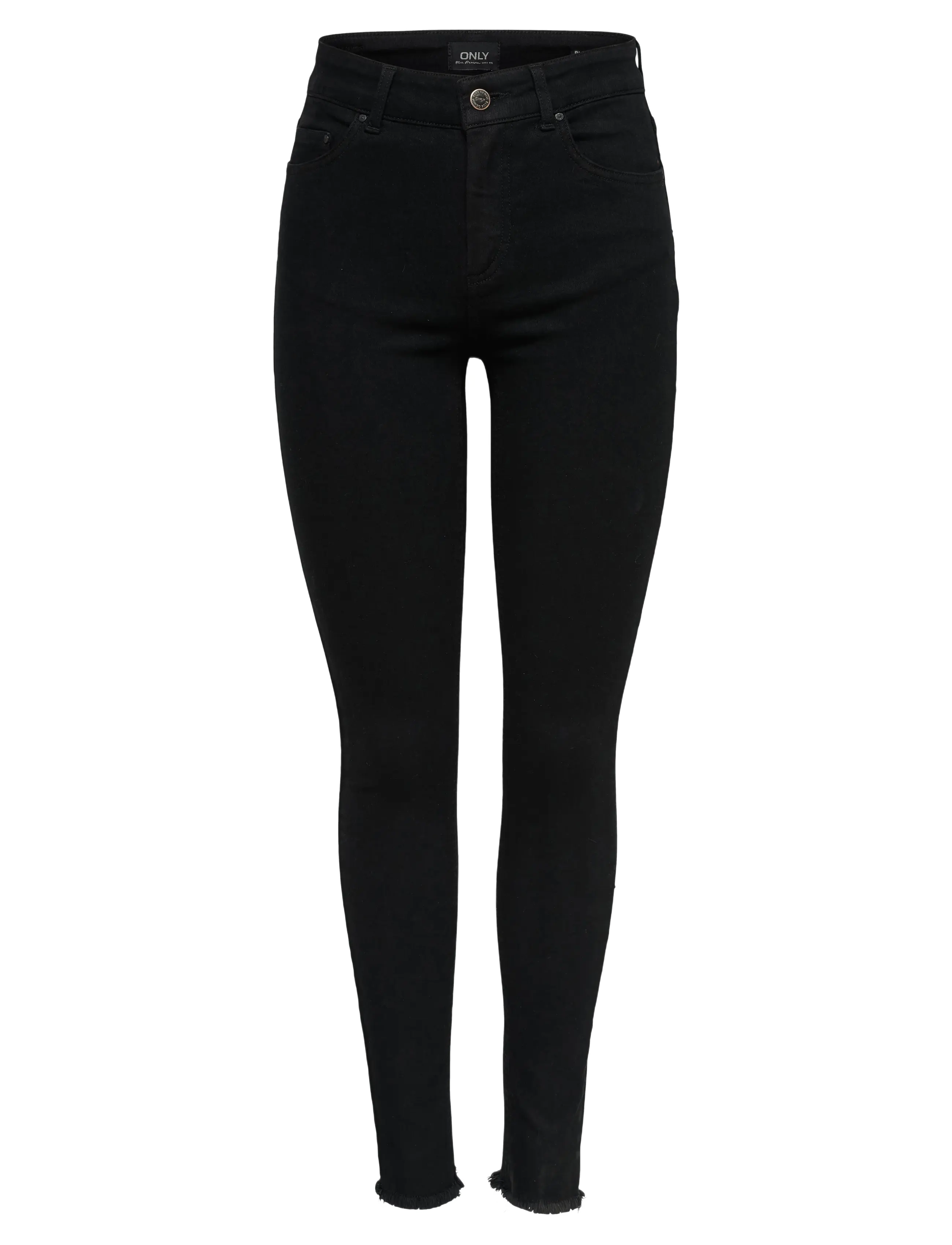 ONLY Onlblush Mid Sk Ank Rw Dnm Rea2343 Noos Schwarz - Sx32 - Damen