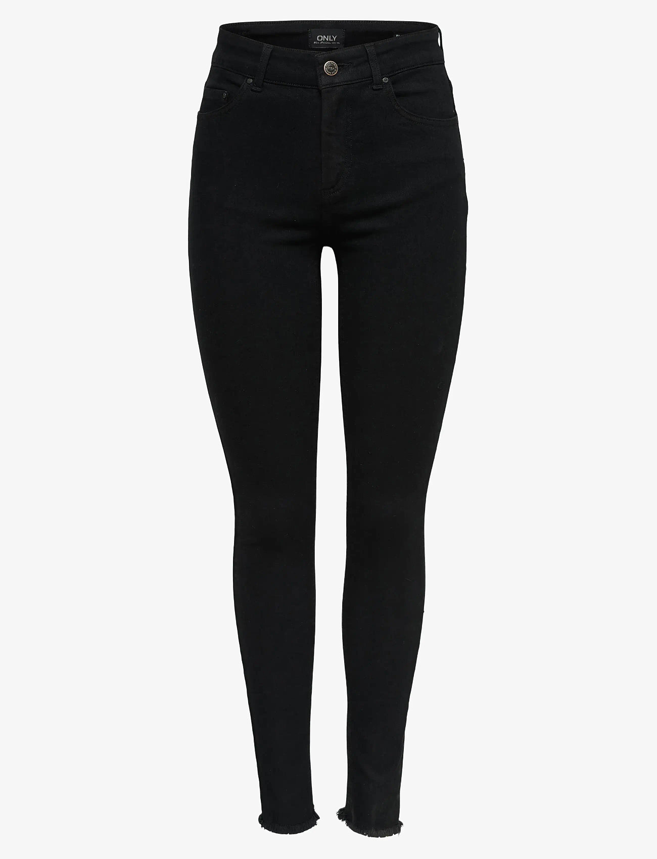 ONLY - ONLBLUSH MID SK ANK RW DNM REA2343 NOOS - skinny jeans - black denim - 1