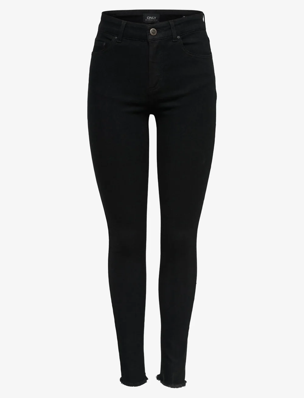 ONLY - ONLBLUSH MID SK ANK RW DNM REA2343 NOOS - liibuvad teksad - black denim - 1