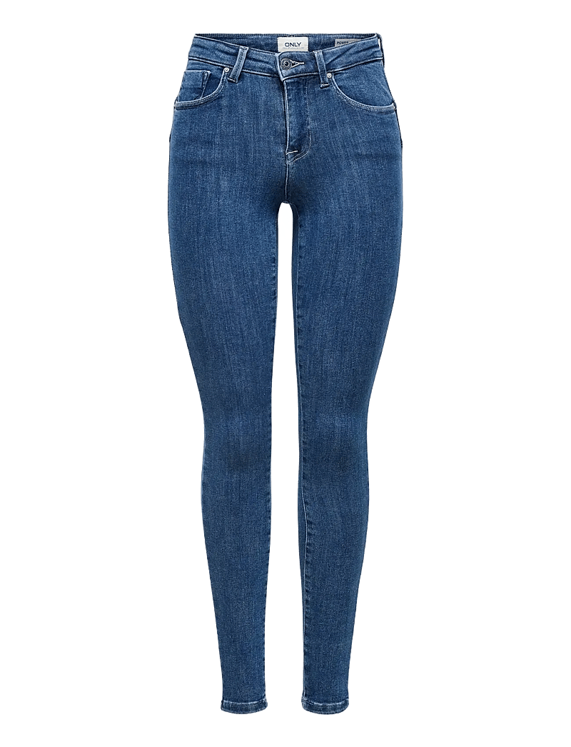 ONLY - ONLPOWER MID PUSHUP SK REA3223 NOOS - liibuvad teksad - dark blue denim - 1