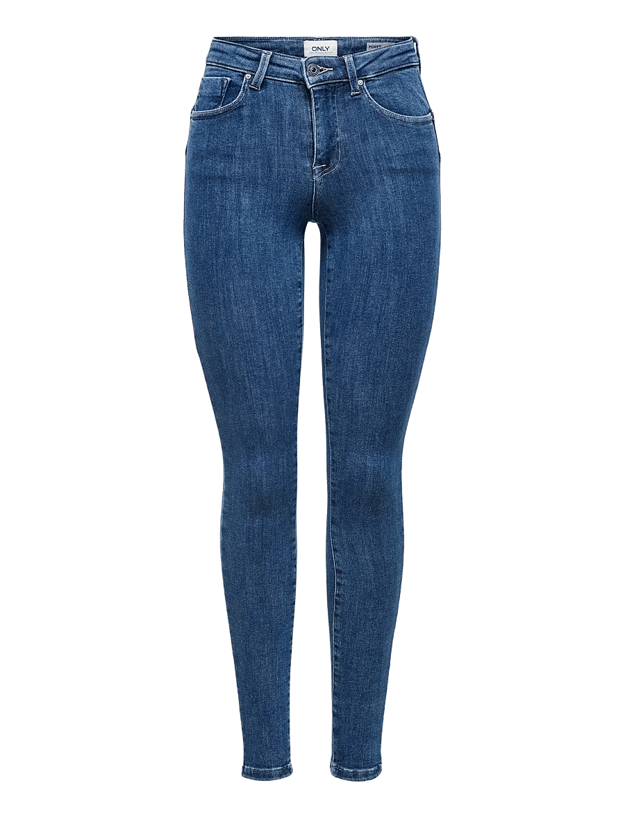 ONLY - ONLPOWER MID PUSHUP SK REA3223 NOOS - dark blue denim - 1