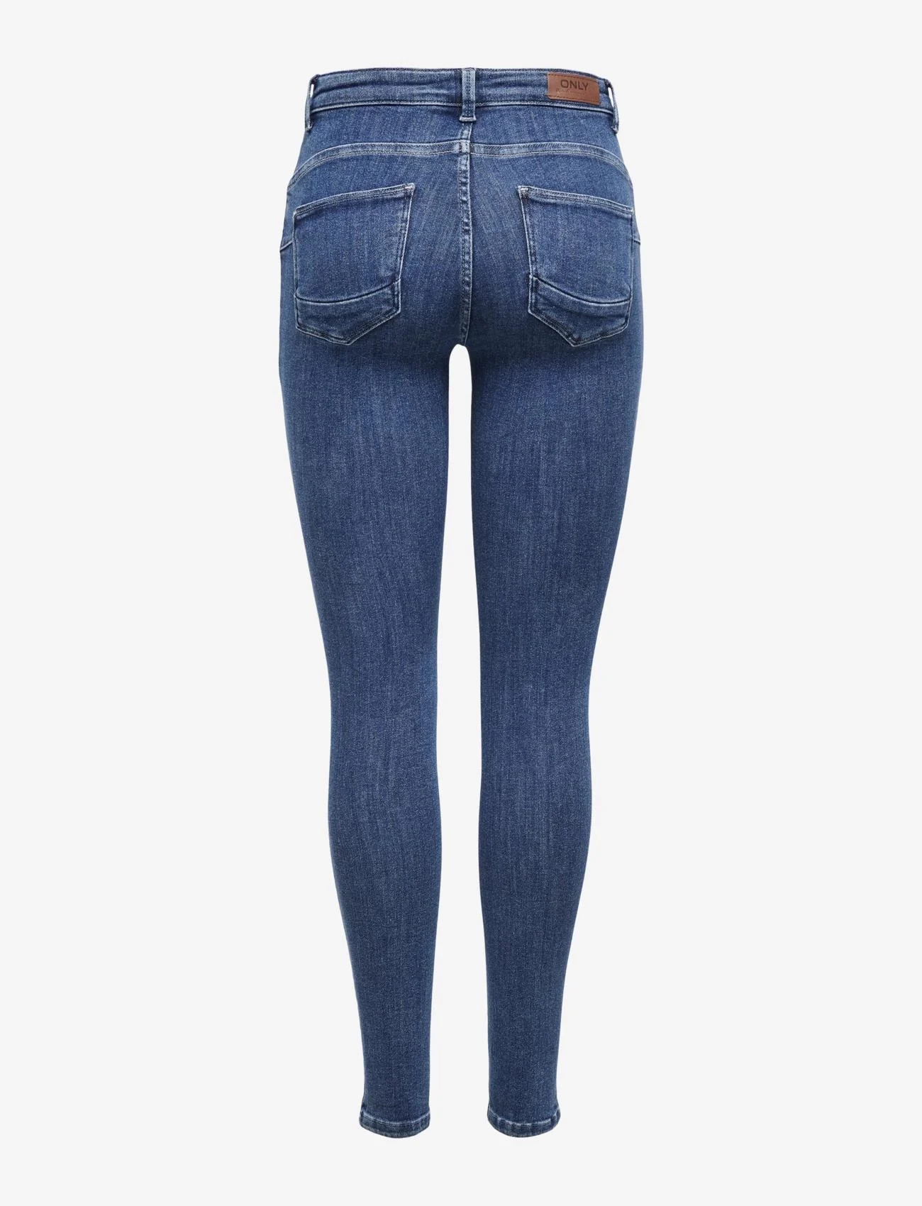 ONLY - ONLPOWER MID PUSHUP SK REA3223 NOOS - skinny jeans - dark blue denim - 1
