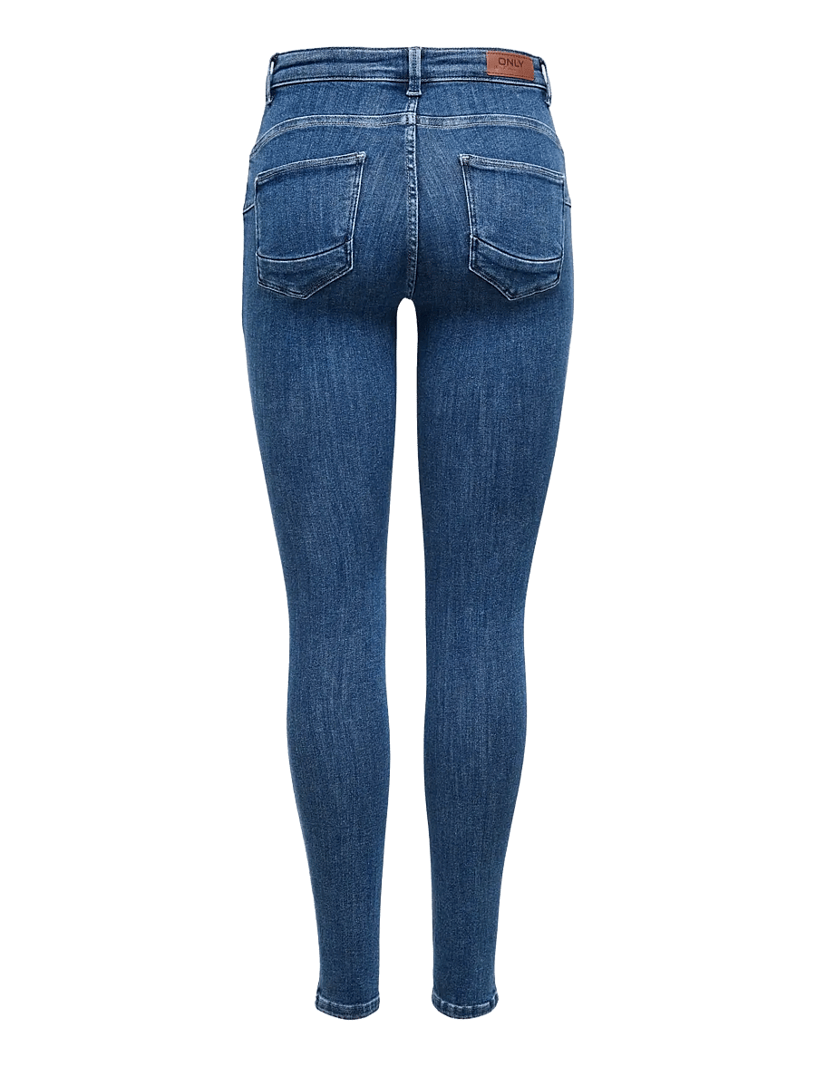 ONLY - ONLPOWER MID PUSHUP SK REA3223 NOOS - dark blue denim - 2