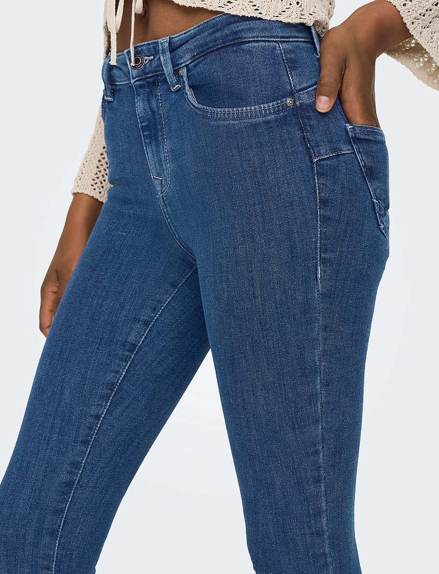 ONLY - ONLPOWER MID PUSHUP SK REA3223 NOOS - dark blue denim - 5