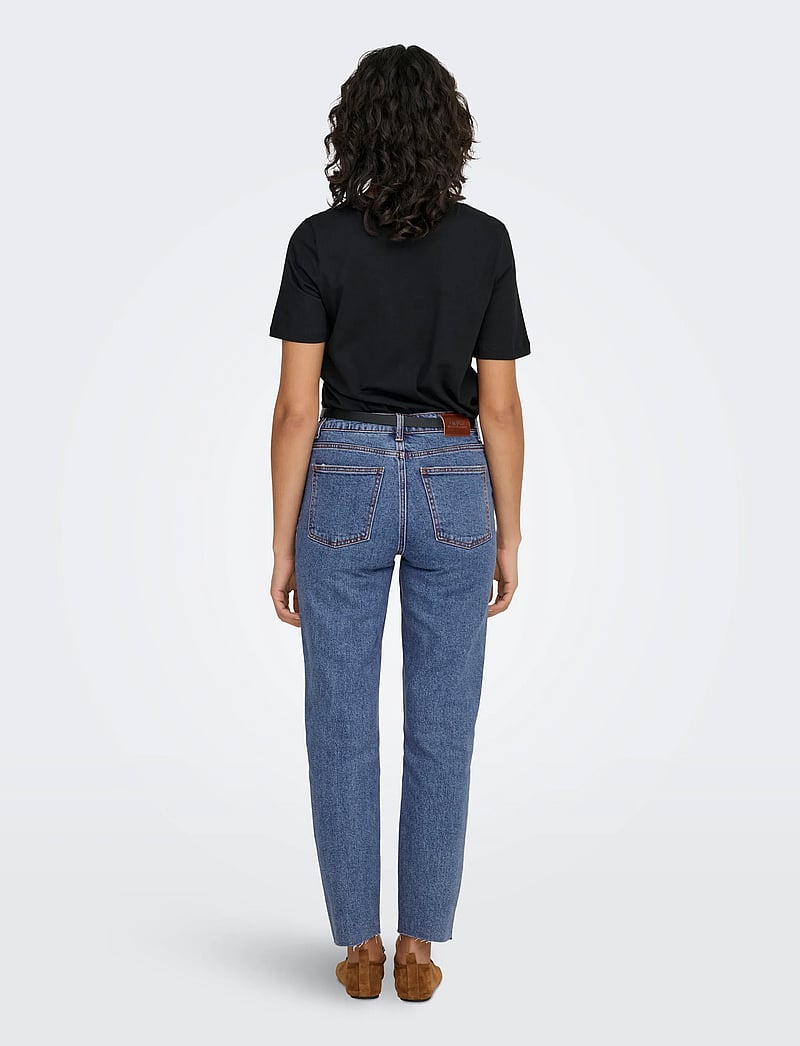 ONLY - ONLEMILY HW ST RW CR AN MAE05 NOOS - straight jeans - dark blue denim - 3