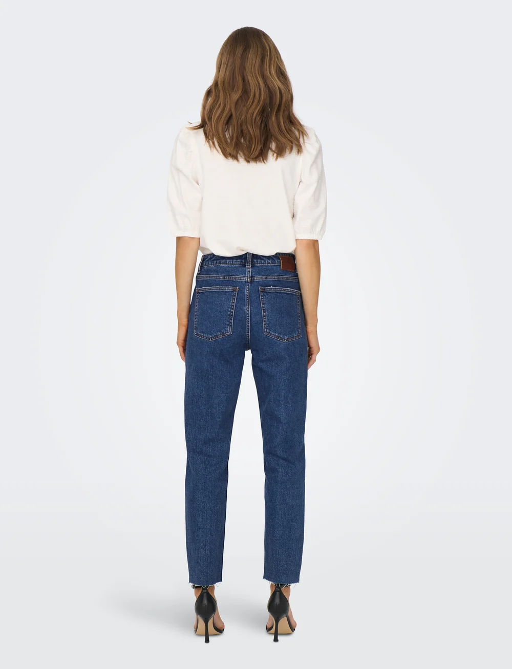ONLY - ONLEMILY HW ST RW CR AN MAE05 NOOS - straight jeans - dark blue denim - 3