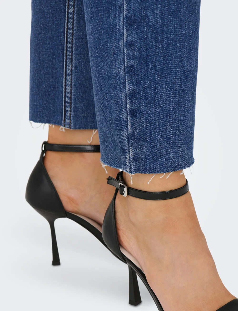 ONLY - ONLEMILY HW ST RW CR AN MAE05 NOOS - straight jeans - dark blue denim - 5