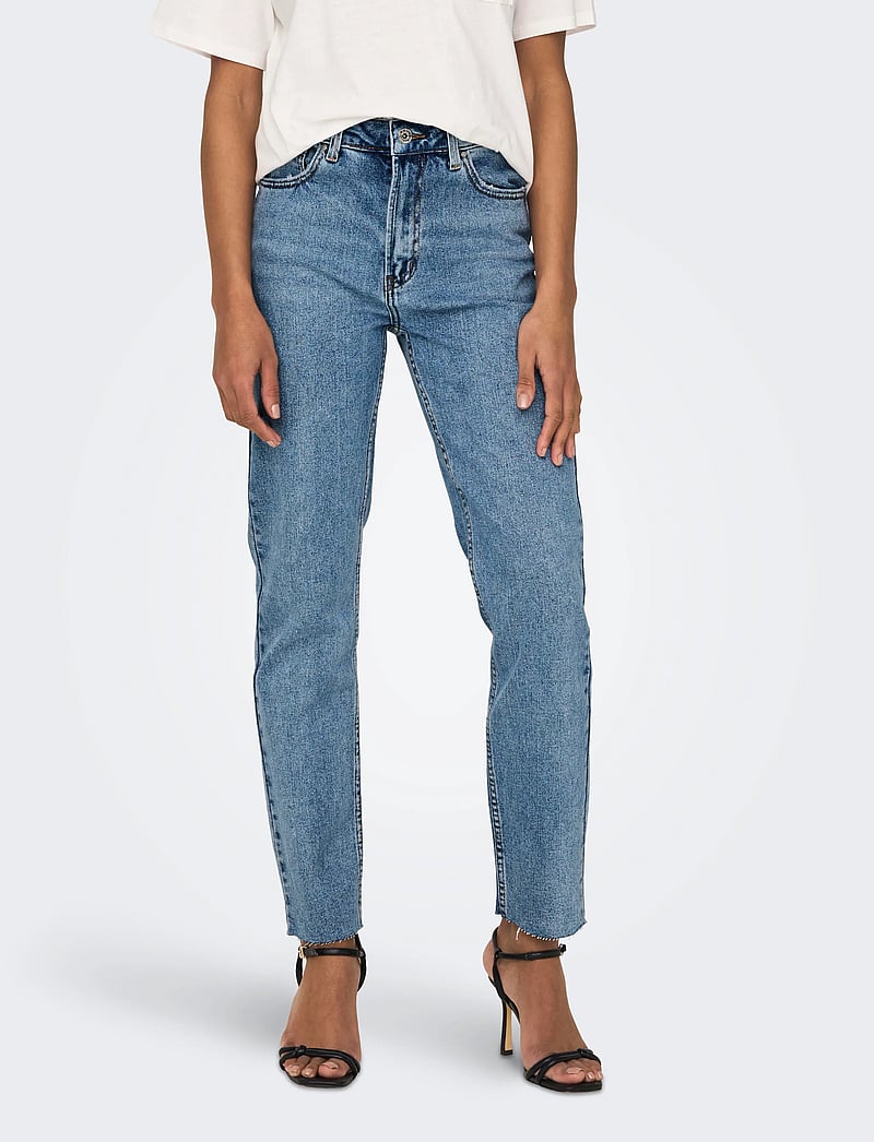 ONLY - ONLEMILY HW ST RW CR AN MAE06 NOOS - raka jeans - light blue denim - 0