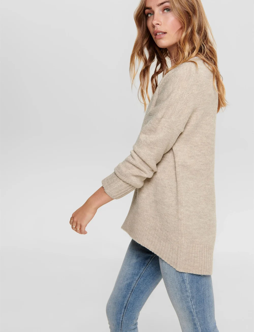 ONLY - ONLNANJING L/S PULLOVER KNT NOOS - sviitrid - nomad - 5