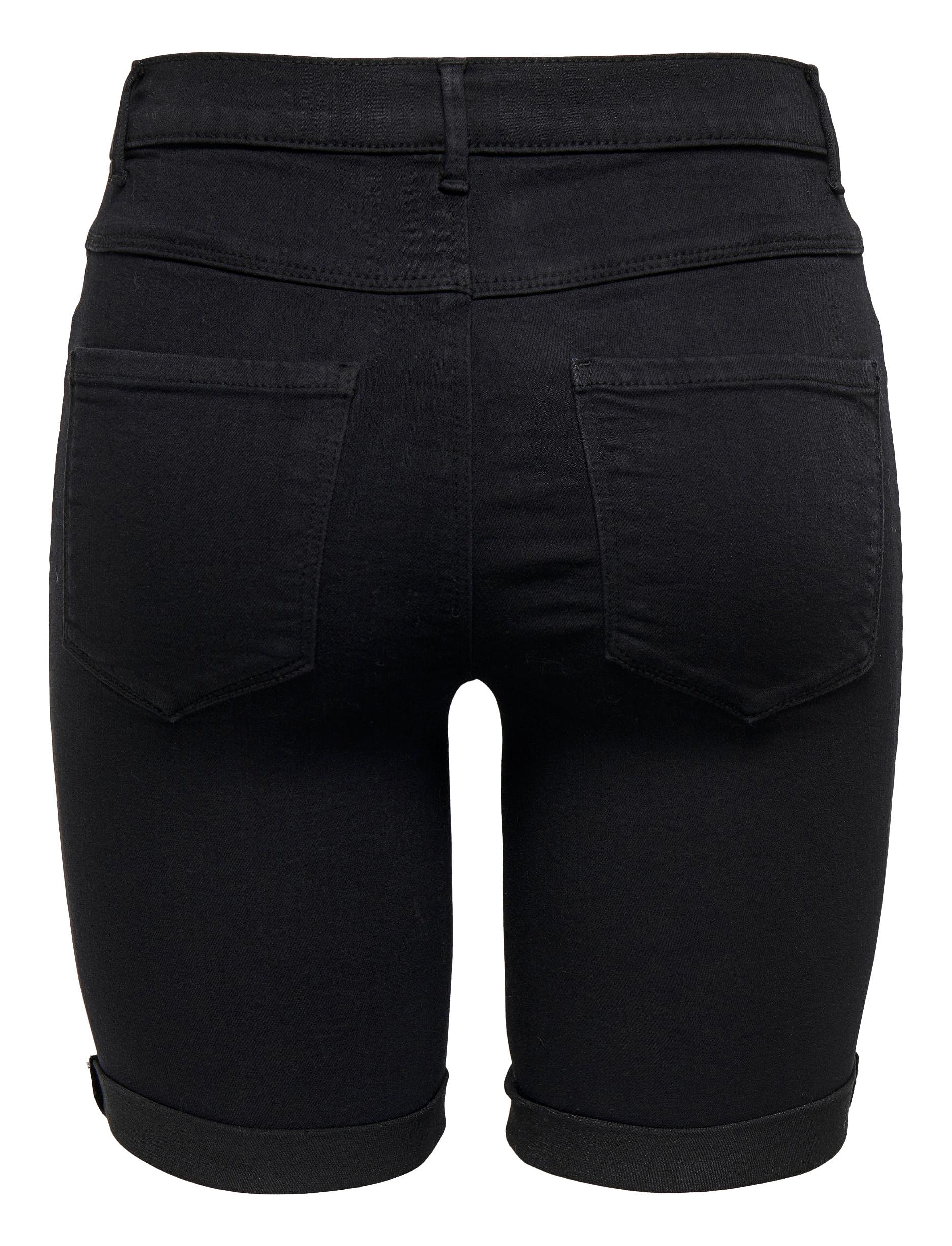 ONLY - ONLRAIN LIFE MID LONG DNM SHORTS NOOS - jorts - black - 2