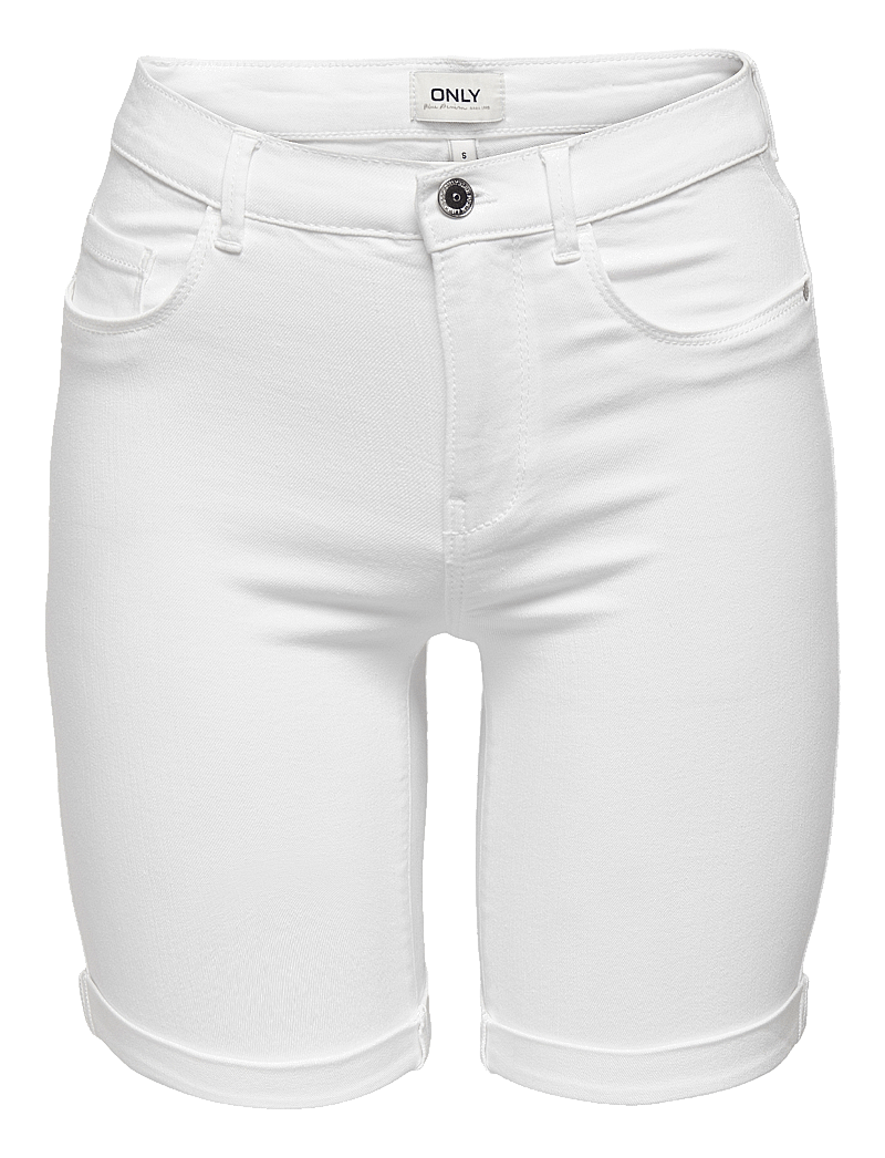 ONLY - ONLRAIN LIFE MID LONG DNM SHORTS NOOS - jorts - white - 1