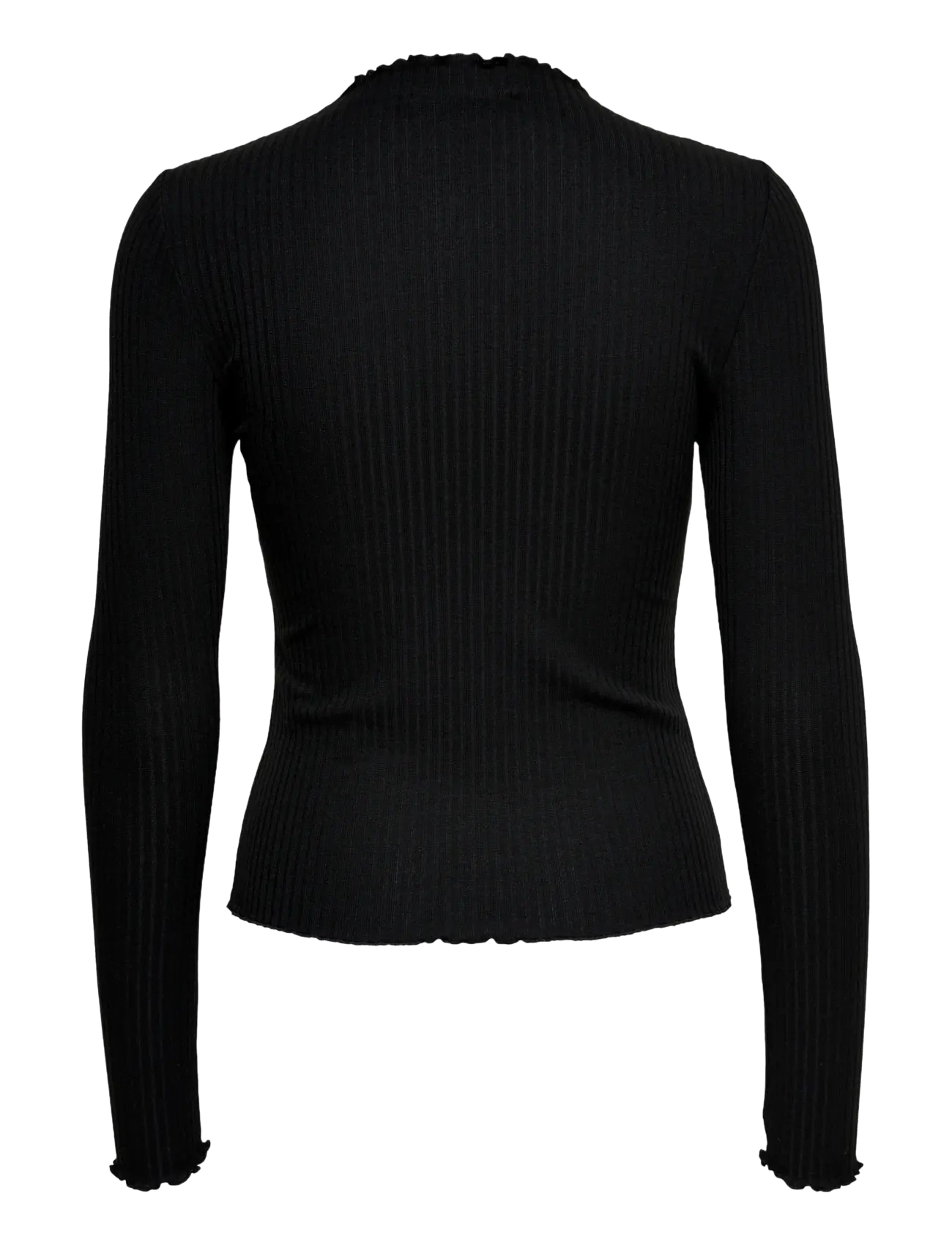 ONLY - ONLEMMA L/S HIGH NECK TOP NOOS JRS - langärmlige tops - black - 2