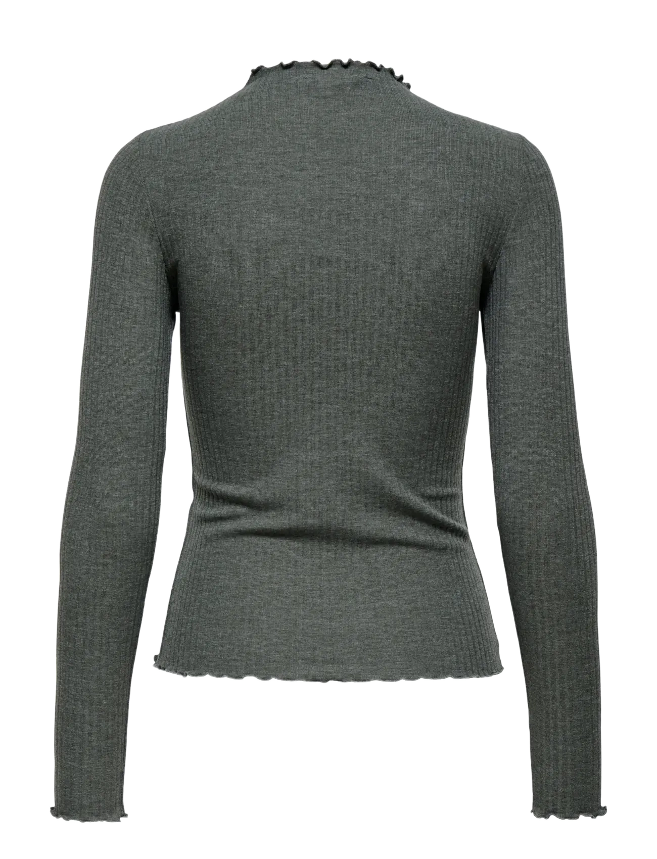 ONLY - ONLEMMA L/S HIGH NECK TOP NOOS JRS - t-shirts met lange mouwen - castor gray - 2